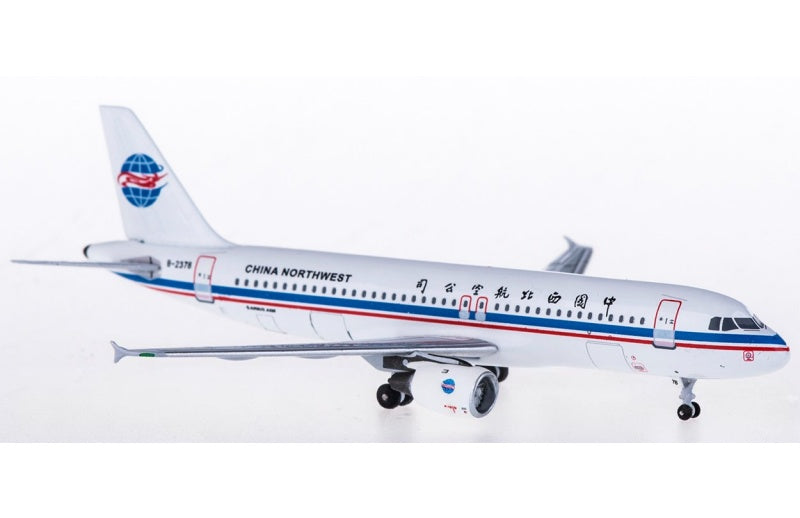 FLOZ China Northwest Airlines Airbus A320 B-2378 1:400 Aircraft Pre-built  Airliner Model Display