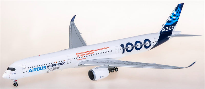 JC Wings 1:200 Airbus A350-1000XWB F-WMIL Flaps down Diecast Model view 1