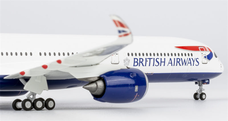 NG Models 1:400 British Airways Airbus A350-1000 G-XWBM Diecast Model view 6