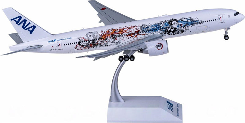 JC Wings ANA Boeing 777-200ER JA745A Flaps Down 1:200 Diecast Model view 2