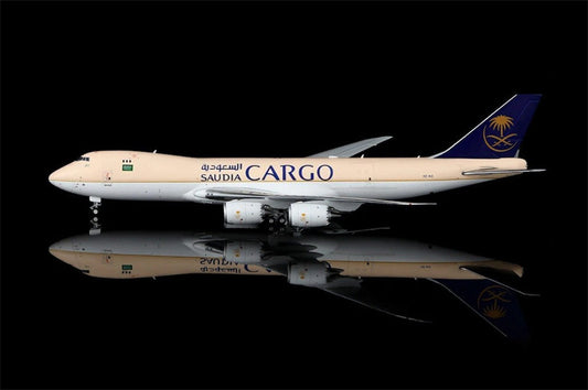 HX Models Saudi Arabian Airlines Cargo Boeing 747-8F HZ-AI3 1:400 Diecast Model view 1