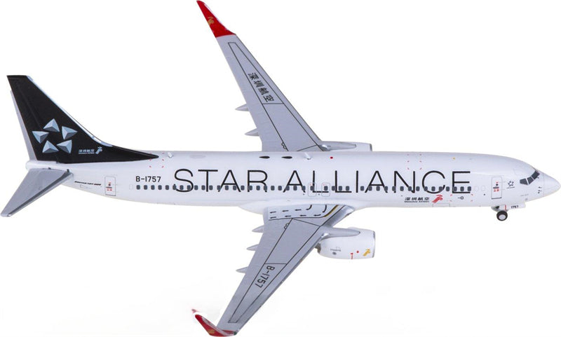 AeroPolaris 1:400 Shenzhen Airlines Boeing 737-800 B-1757 Model