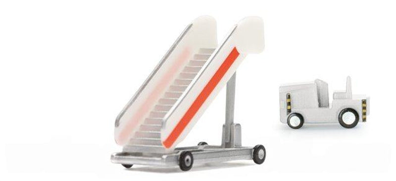 Herpa Historical Passenger Stairs with Tractor 1:200 Accessory Model view 1