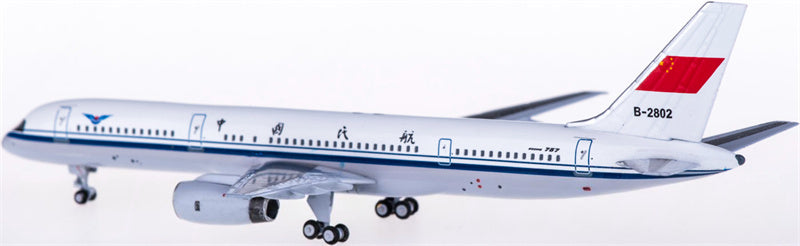 AeroClassics CAAC for Boeing 757-200 B-2802 1:400 Airplane Pre-built  Airliner Model Display