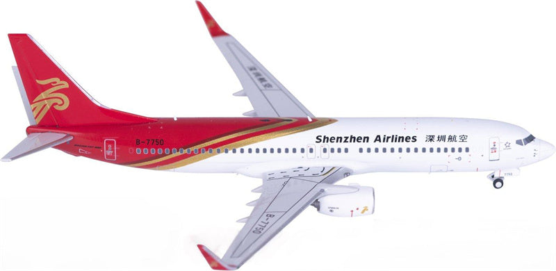 AeroPolaris Shenzhen Airlines Boeing 737-800 B-7750 1:400 Diecast Model view 2