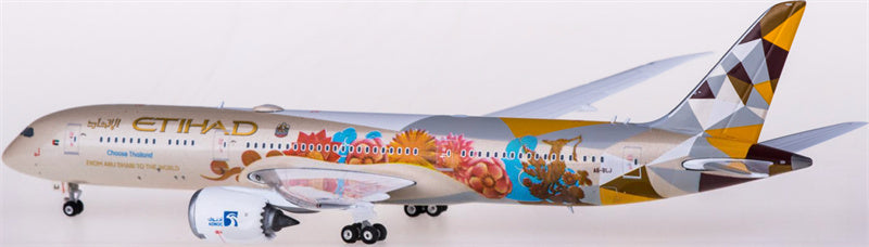 Phoenix Etihad Airways Boeing 787-9 A6-BLJ Choose Thailand 1:400 Diecast Model view 2