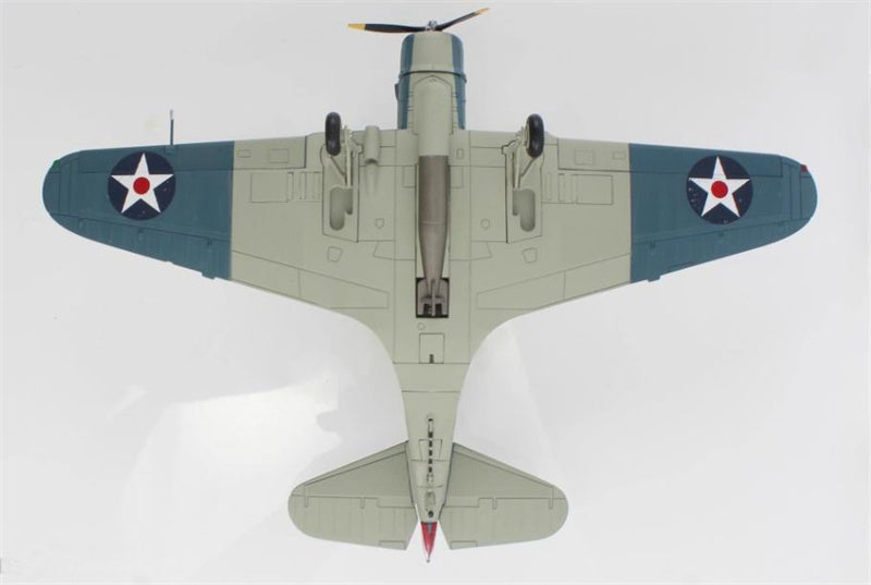 SkyMax TBD-1 Devastator Battle of Coral Sea white T-1 Lt. Cdr. James Brett VT-2 USS Lexington May 1942 1:72 Airplane Pre-built Model