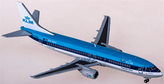 JC Wings KLM Boeing 737-400 PH-BDY 1:400 Diecast Model view 1