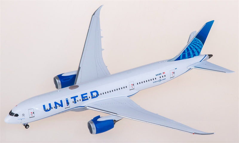 NG Models United Airlines Boeing 787-8 Dreamliner N45905 1:400 Diecast Model view 3