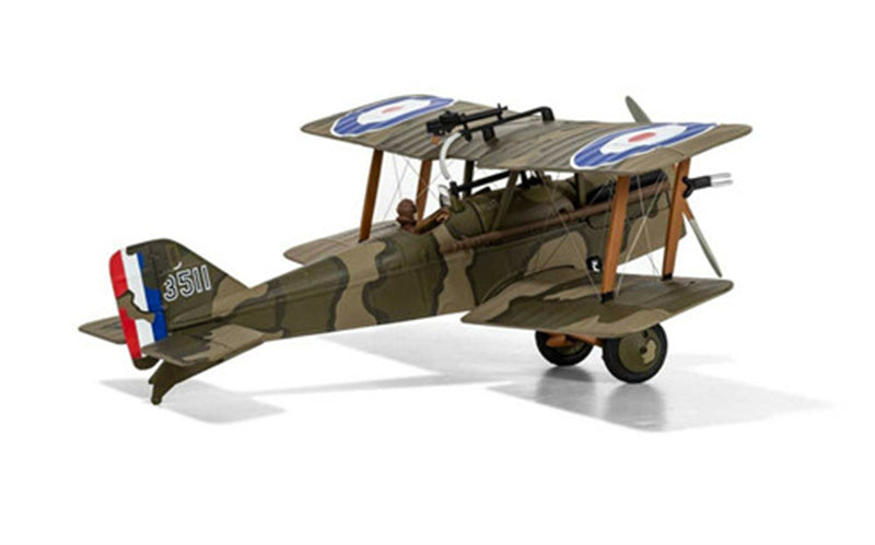 CORGI Royal Aircraft Factory S.E.5a D3511, Major R. S Dallas, CO RAF No.40 Squadron, Bruay Aerodrome, France, May 1918, Top Australian air ace of WWI 1/48 Aircraft Pre-built Model