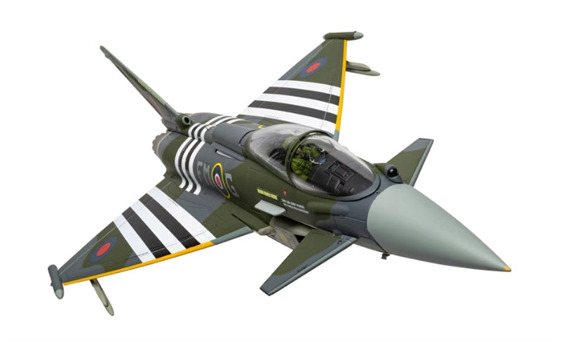CORGI Eurofighter Typhoon FGR4 ‘Moggy' - RAF No.29 Sqn - 2024 D-Day Anniversary Display Scheme 1:48 Airplane Pre-built Model