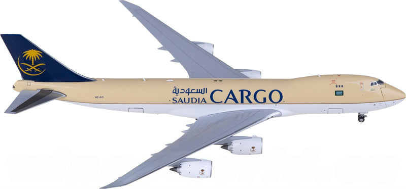 JC Wings Saudia Cargo Boeing 747-8F HZ-A13 Cabin Open 1:400 Diecast Model view 1