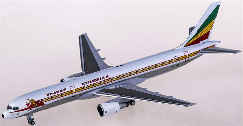NG Models Ethiopian Airlines Boeing 757-200 ET-AKF 1:400 Diecast Model view 2