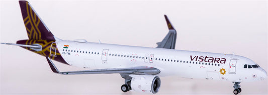 JC Wings Vistara Airbus A321neo VT-TVA 1:400 Diecast Model view 1