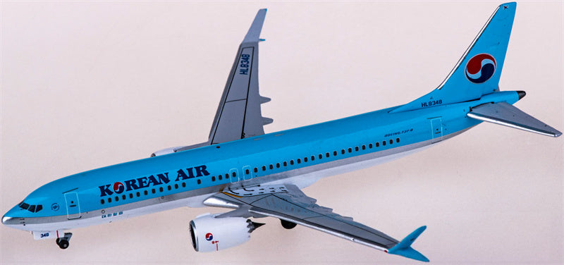 AeroClassics Korean Air Boeing 737 MAX 8 HL8348 1:400 Diecast Model view 3