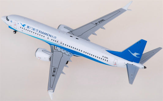 NG Models XiamenAir Boeing 737 MAX 8 B-208L 1:400 Diecast Model view 1