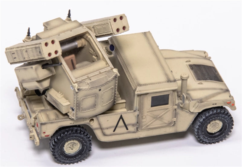 T-MODEL Hummer Air Defense System Frontline Area Air Defense US Saudi Arabia 1991 1:72 Tank Pre-built Model