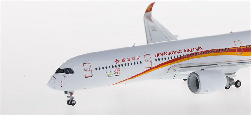 JC Wings HongKong Airlines Airbus A350-900 B-LGA 1:400 Diecast Model view 4