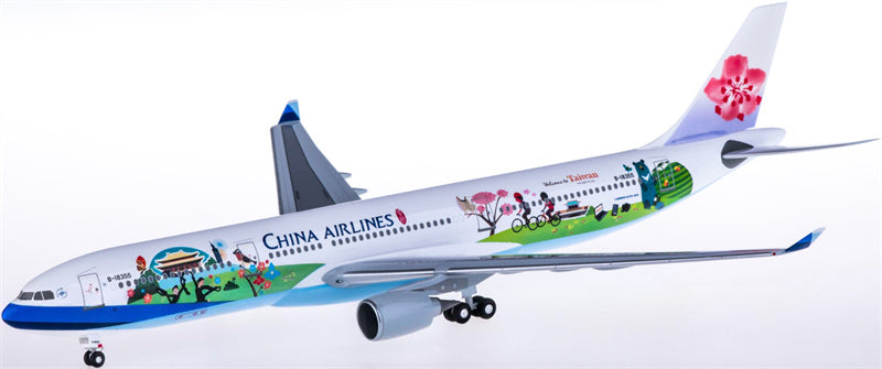Hogan China Airlines Airbus A330-300 B-18355 Welcome to Taiwan 1:200 ABS Model view 2