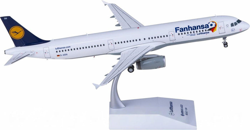 JC Wings Lufthansa Airbus A321 D-AIDG 1:200 Diecast Model view 1