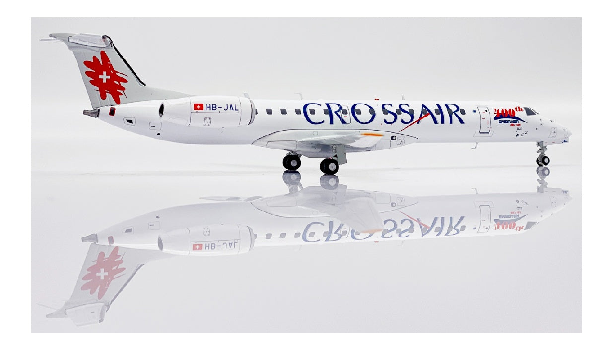 JC Wings 1:200 Crossair Embraer ERJ-145 HB-JAL  DIECAST Model