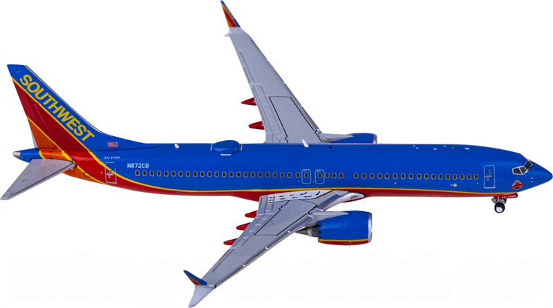 Geminijets Southwest Airlines Boeing 737 MAX 8 N872CB 1:400 Diecast Model view 1