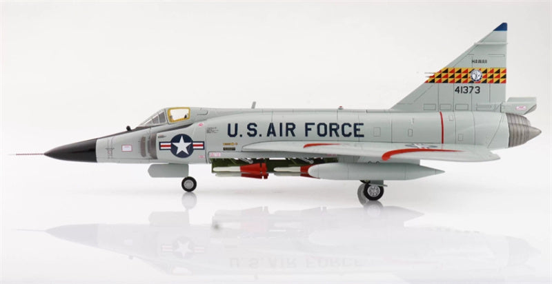 HOBBY MASTER F-102A Delta Dagger 54-1373 199th FIS Hawaii ANG 1960s (case X wing) 1:72 Airplane Pre-built Model