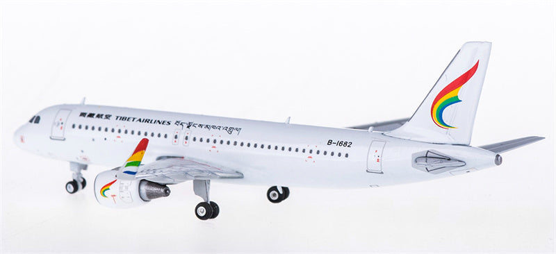 Phoenix Tibet Airlines Airbus A320 B-1682 1:400 Diecast Model view 2