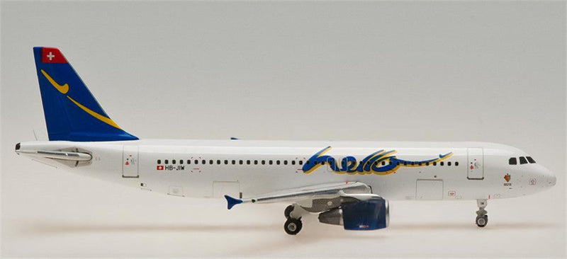 Phoenix Hello for Airbus A320 HB-JIW 1:400 Aircraft Pre-built  Airliner Model Display