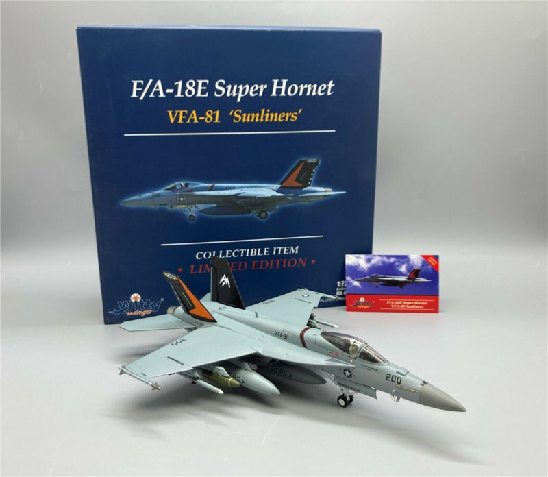 Witty F/A-18E Super Hornet US Navy VFA-81 Sunliners 166830 1:72 Aircraft Pre-built Model