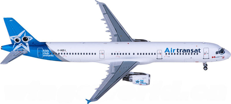 NG Models Air Transat Airbus A321 C-GEZJ 1:400 Diecast Model view 2