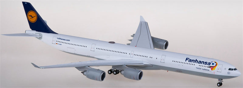JC Wings Lufthansa for Airbus A340-600 D-AIHN 1:200 Airplane Pre-built  Airliner Model Display