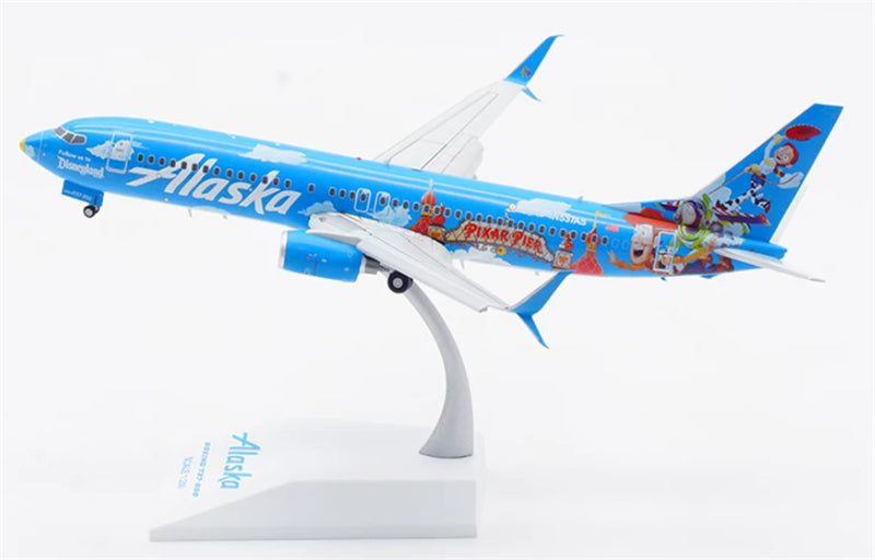 JC Wings 1:200 Alaska Airlines B737-800 N537AS Flaps down DIECAST Model