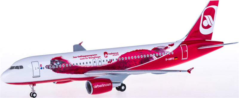 Hogan Air Berlin for Airbus A320 D-ABFO 1:200 Aircraft Pre-built  Airliner Model Display