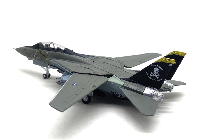 FLOZ F14 Tomcat fighter jet Fine edition dark gray 1:100 Aircraft Pre-built Model