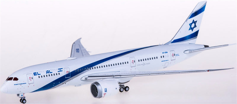 JC Wings El Al Boeing 787-8 Dreamliner 4X-ERA 1:400 Diecast Model view 1