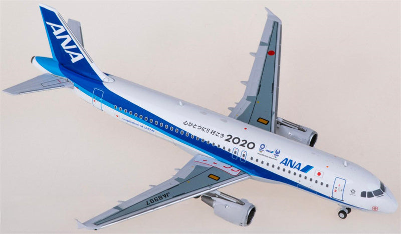 C Model ANA Airbus A320 JA8997 1:400 Aircraft Pre-built  Airliner Model Display