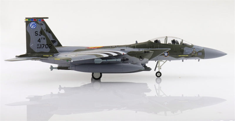 HOBBY MASTER McDonnell Douglas F15E USAF Spirit of Goldsboro 88-1702 334th FS 4th FW May 2023 1:72 Aircraft Pre-built Model