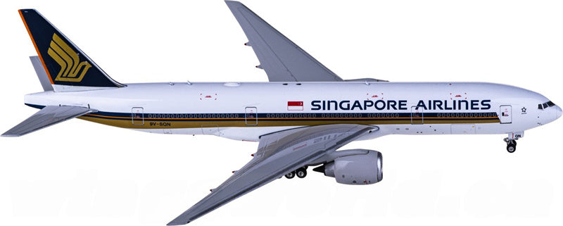 Phoenix Singapore Airlines Boeing 777-200ER 9V-SQN 1:400 Diecast Model view 4