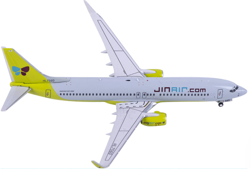 AeroPolaris 1:400 Jin Air B737-800 HL7560 DIECAST Model