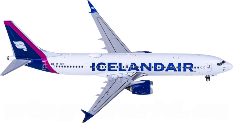 Phoenix Icelandair Boeing 737 MAX 9 TF-ICD 1:400 Diecast Model view 1