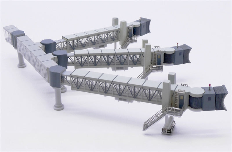 JC Wings Airbus A380 passenger boarding bridge transparent 1:400 Accessories Model view 1