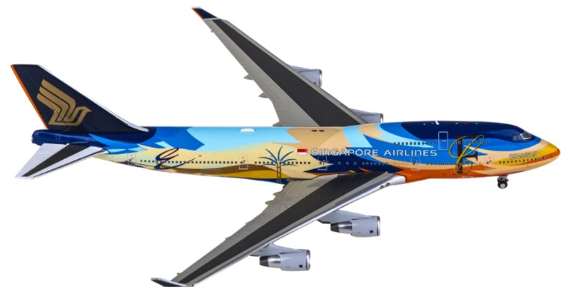 JC Wings Singapore Airlines Boeing 747-400 9V-SPK 1:400 Diecast Model view 4