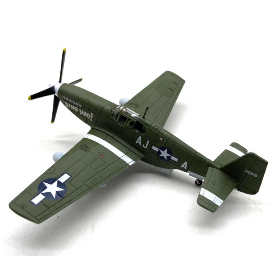 FLOZ US P51-B Mustang fighter jet 1:72 Aircraft Pre-built Model