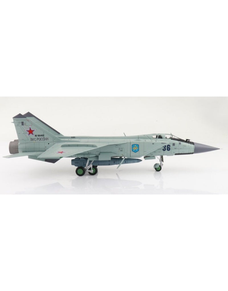 HOBBY MASTER Russian Air Force MiG-31K Foxhound D Russian Long Range Aviation Command 1:72 Model 2023   Bort 36/RF-96462