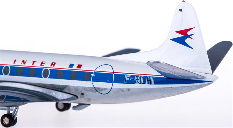 Herpa Air Inter Viscount 700 F-BLHI 1:200 Diecast Model view 3