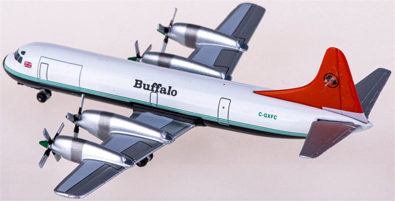 AeroClassics Buffalo Airways Lockheed L-188 C-GXFC 1:400 Diecast Model view 2