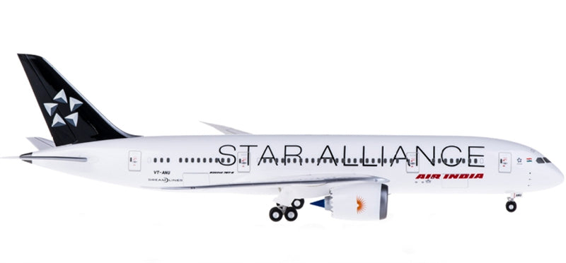 for Hogan Air India Boeing 787-8 VT-ANU Star Alliance Ground Version 1:200 Kit Model view 2
