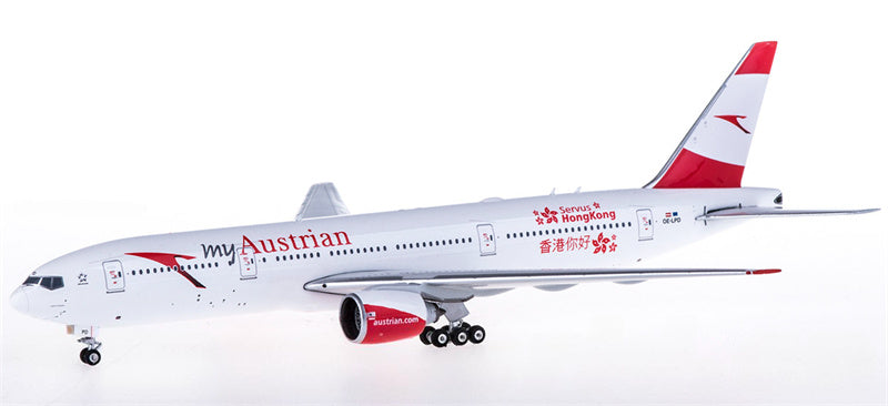 Phoenix Austrian Airlines Boeing 777-200ER OE-LPD 1:400 Diecast Model view 4