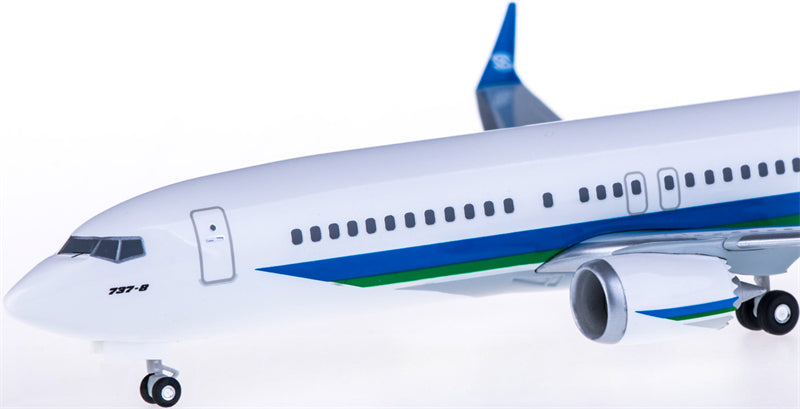 Hogan Minsheng Financial Leasing Boeing 737 MAX 8 1:200 ABS Model view 2